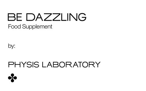 BE DAZZLING Food Supplement by: PHYSIS LABORATORY trademark