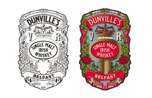 Dunville’s Single Malt Irish Whiskey Belfast trademark