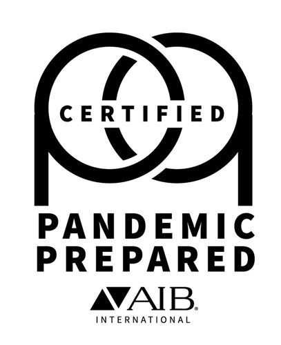 CERTIFIED PANDEMIC PREPARED AIB INTERNATIONAL trademark