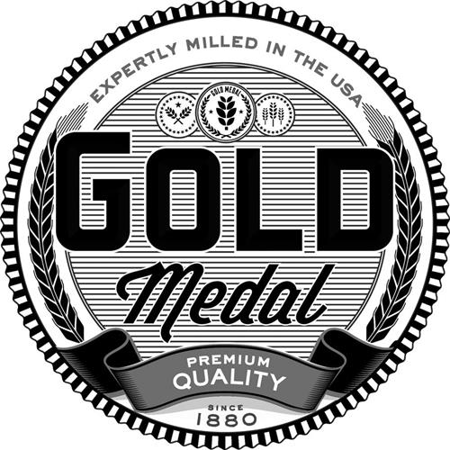 EXPERTLY MILLED IN THE USA GOLD MEDAL PREMIUM QUALITY SINCE 1880 trademark