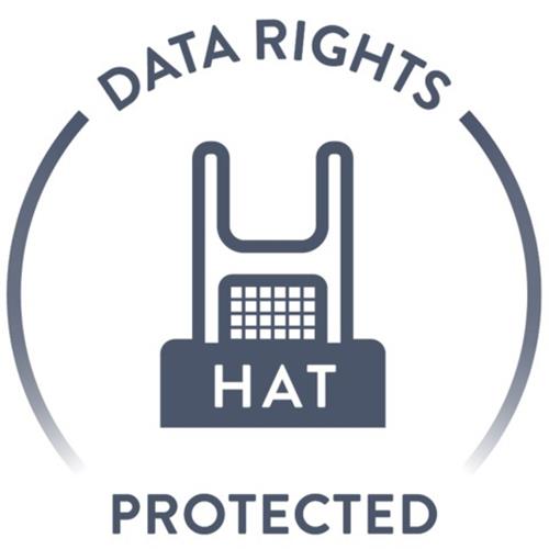 DATA RIGHTS H HAT PROTECTED trademark