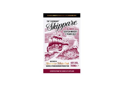 THE "LEGENDARY" Skippare BLENDED SCOTCH WHISKY 3 YEARS OLD trademark