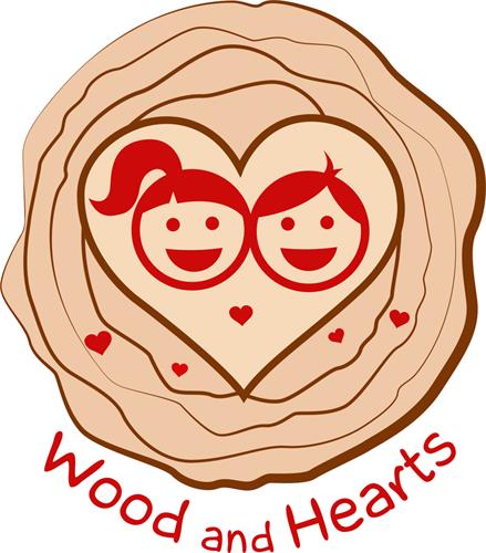 WOOD AND HEARTS trademark