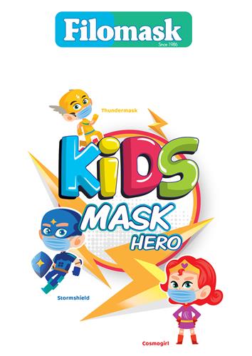 FILOMASK KIDS MASK HERO THUNDERMASK STORMSHIELD COSMOGIRL trademark