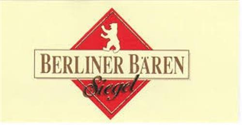 BERLINER BÄREN Siegel trademark