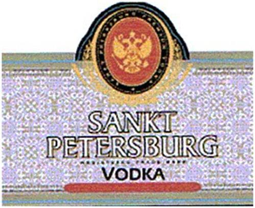 SANKT PETERSBURG VODKA trademark