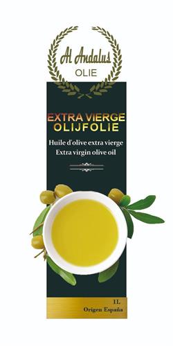 Al andalus OLIE EXTRA VIERGE OLIJFOLIE huile d'olive extra vierge Extra virgen olive oil Origen España trademark