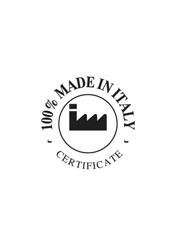 100% MADE IN ITALY CERTIFICATE trademark