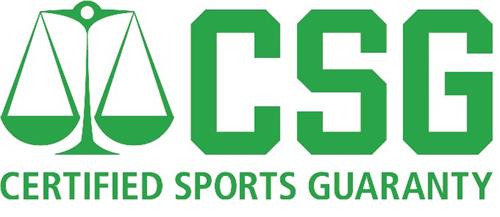 CSG CERTIFIED SPORTS GUARANTY trademark