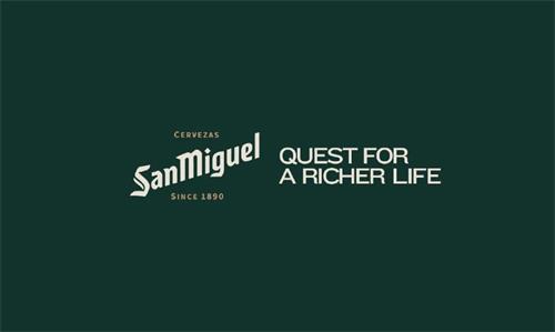 CERVEZAS SAN MIGUEL SINCE 1890 QUEST FOR A RICHER LIFE trademark