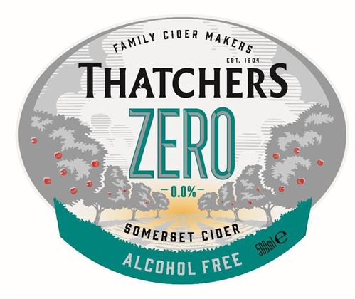 FAMILY CIDER MAKERS EST 1904 THATCHERS ZERO SOMERSET CIDER ALCOHOL FREE trademark