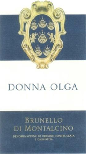 DONNA OLGA BRUNELLO DI MONTALCINO DENOMINAZIONE DI ORIGINE CONTROLLATA E GARANTITA trademark