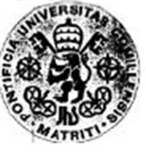 UNIVERSITAS COMILLENSIS MATRITI PONTIFICIA JHS trademark