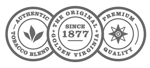 GOLDEN VIRGINIA THE ORIGINAL SINCE 1877 AUTHENIC TOBACCO BLEND PREMIUM QUALITY trademark