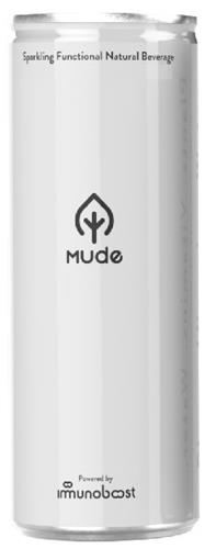 Mude Sparkling Functional Natural Beverage trademark