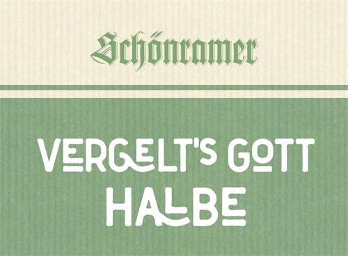 Schönramer VERGELT'S GOTT HALBE trademark