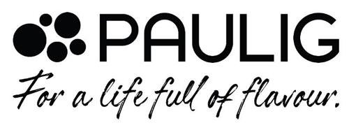 PAULIG For a life full of flavour. trademark