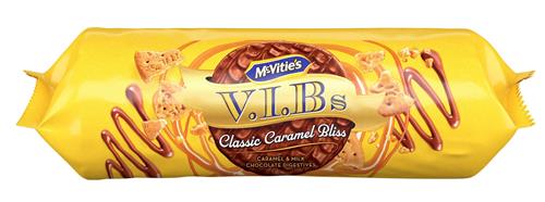 McVitie's V.I.B s Classic Caramel Bliss Caramel & Milk Chocolate Digestives trademark