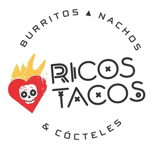 RICOS TACOS BURRITOS NACHOS & CÓCTELES trademark