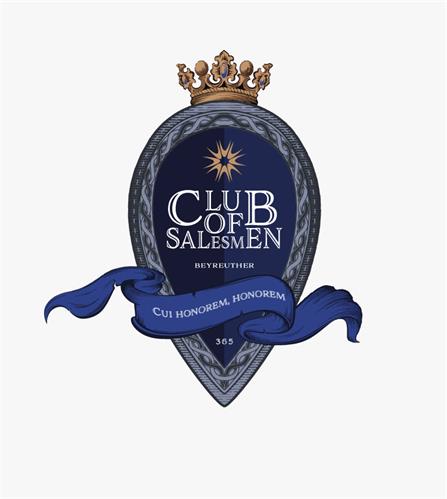 CLUB OF SALESMEN BEYREUTHER CUI HONOREM, HONOREM 365 trademark