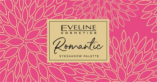 EVELINE COSMETICS Romantic EYESHADOW PALETTE trademark