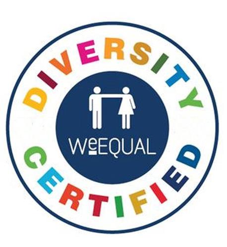 WeEQUAL DIVERSITY CERTIFIED trademark