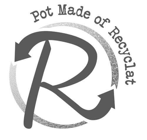 R Pot Made of Recyclat trademark