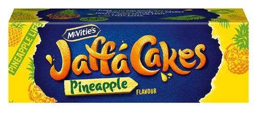 McVitie's Jaffa Cakes Pineapple Flavour trademark