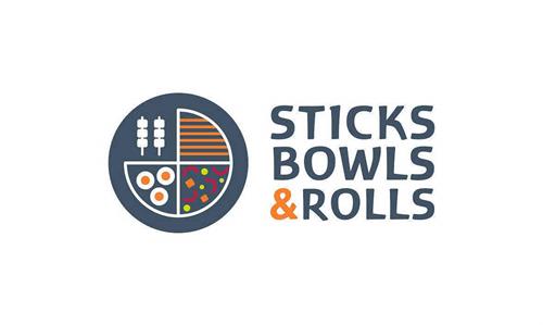 STICKS BOWLS & ROLLS trademark