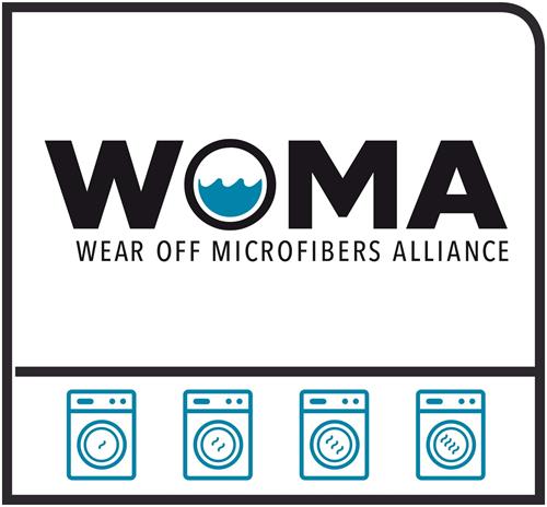 WOMA WEAR OFF MICROFIBERS ALLIANCE trademark