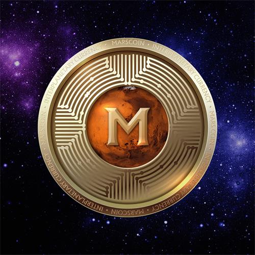 MARSCOIN INTERPLANETARY CURRENCY MARS COIN trademark