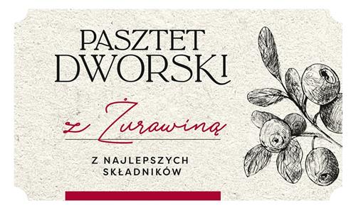 PASZTET DWORSKI z Żurawiną z najlepszych składników trademark