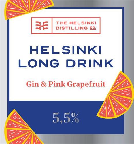 THE HELSINKI DISTILLING CO HELSINKI LONG DRINK Gin & Pink Grapefruit 5,5% trademark