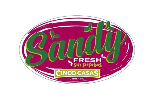 SANDY FRESH Sin pepitas CINCO CASAS Desde 1952 trademark