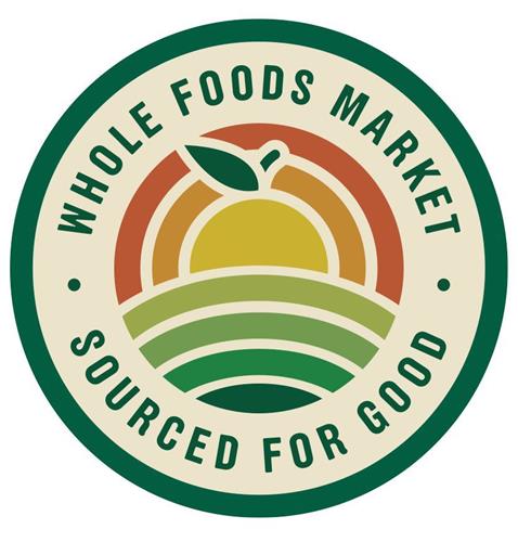 WHOLE FOODS MARKET SOURCED FOR GOOD trademark