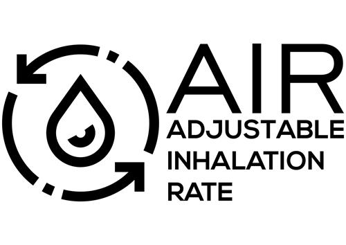 AIR ADJUSTABLE INHALATION RATE trademark