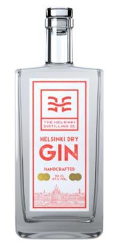 THE HELSINKI DISTILLING CO. HELSINKI DRY GIN HANDCRAFTED trademark