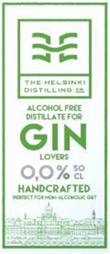 ALCOHOL FREE DISTILLATE FOR GIN LOVERS trademark