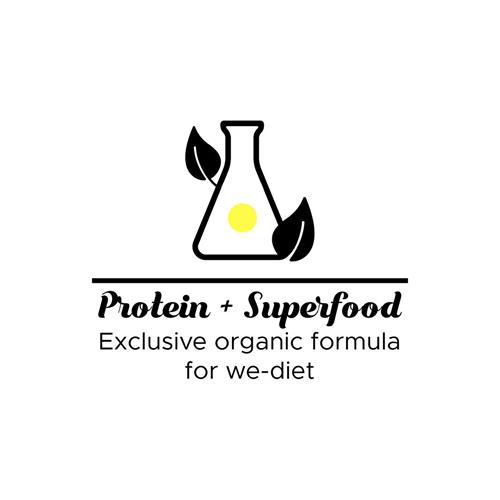 Protein+ Superfood Exclusive organic formula for we-diet trademark