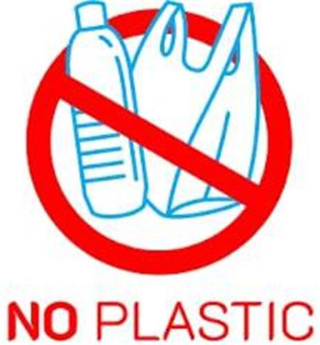 NO PLASTIC trademark