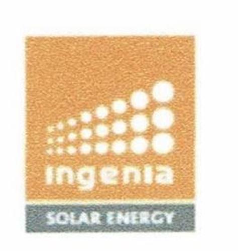 ingenia SOLAR ENERGY trademark