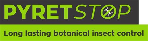 PYRETSTOP Long lasting botanical insect control trademark