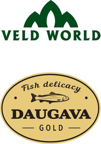 VELD WORLD Fish delicacy DAUGAVA - GOLD trademark