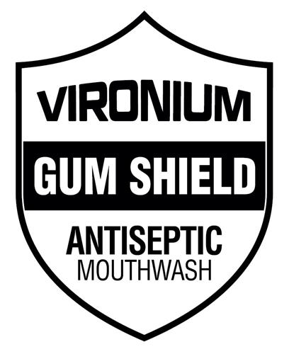 VIRONIUM GUM SHIELD ANTISEPTIC MOUTHWASH trademark