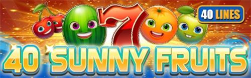 40 LINES 40 SUNNY FRUITS trademark