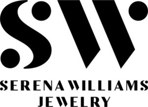 SW SERENA WILLIAMS JEWELRY trademark