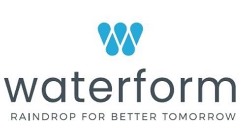 waterform RAINDROP FOR BETTER TOMORROW trademark