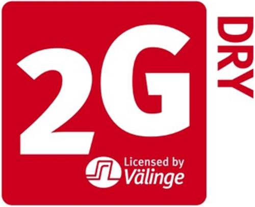 2G DRY Licensed by Välinge trademark