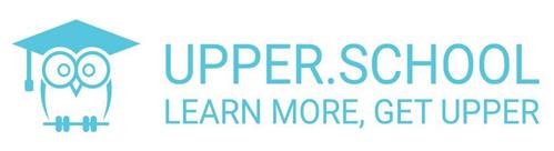 UPPER.SCHOOL LEARN MORE, GET UPPER trademark