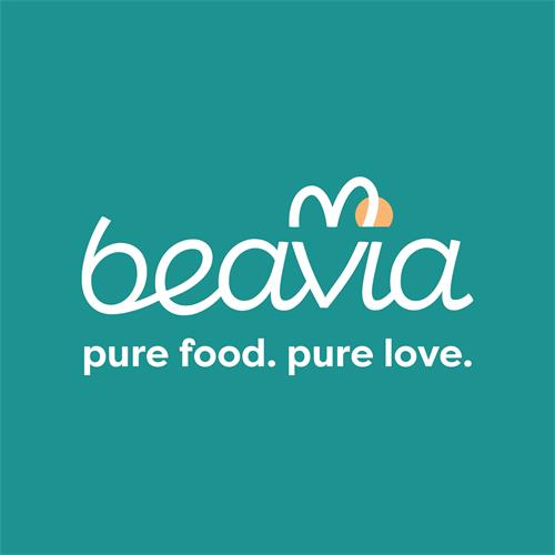 beavia pure food. pure love. trademark